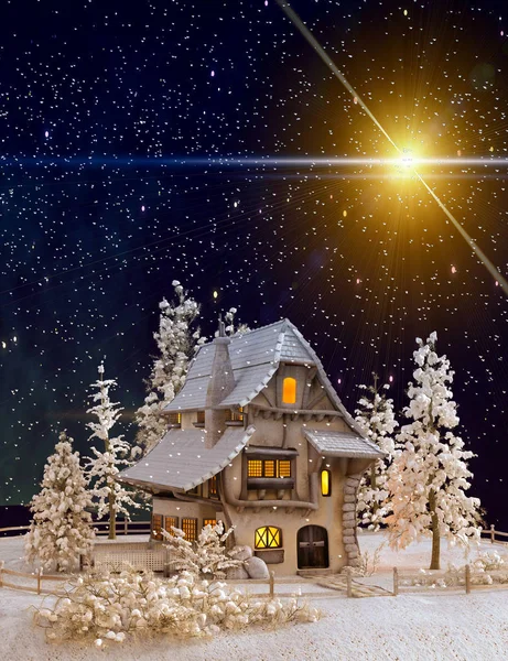 Decoration for Christmas tree on white background. — Stock Photo, Image