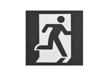 İnsanların hareket yönünü gösteren sinyal