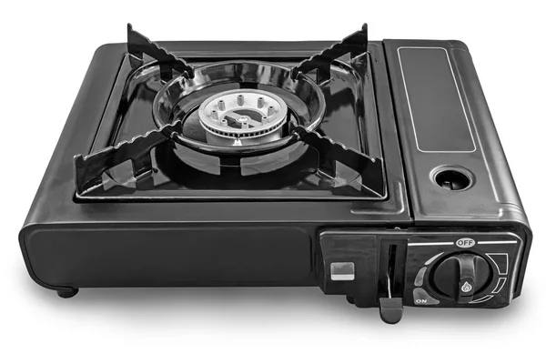 A small portable gas stove for cooking — Stock Photo, Image