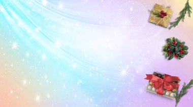 Mutlu Noeller ve mutlu tatil tebrik kartı