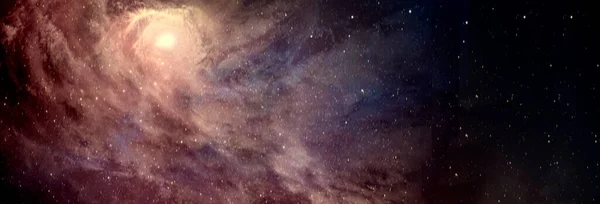 Imagen Fondo Abstracta Del Universo Una Galaxia Estrellada Espacio Abierto — Foto de Stock