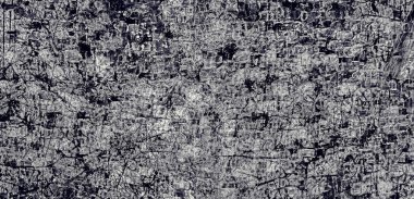 Siyah arka planda çok renkli lekeler ve boya lekeleri var..