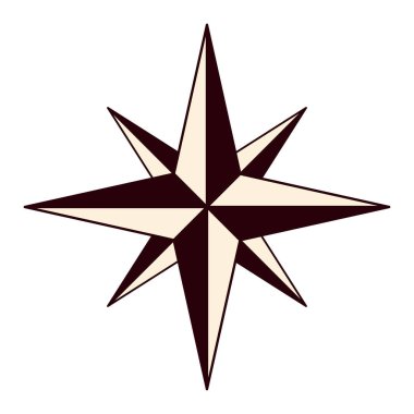 Pusula gülü arması.