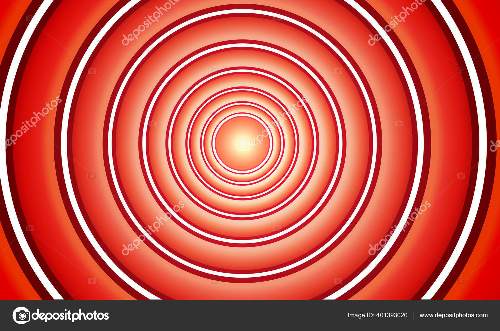 Abstract Background Red Circles Rings Target Stock Vector by ©valveat ...