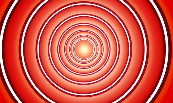 Abstrakter Hintergrund Mit Roten Kreisen Ringen Ziel — Stockvektor