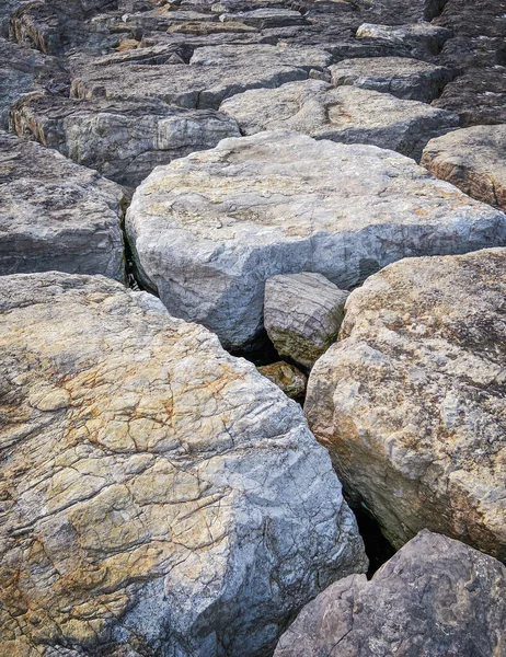 Πέτρες Στην Ακρογιαλιά — Φωτογραφία Αρχείου
