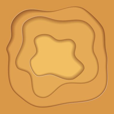 Soyut kağıt vektör gerçekçiliğini azaltıyor. Afişler, el ilanları, sunumlar için arka plan şablonu. Beyaz röfleli kumlu gölgeler.