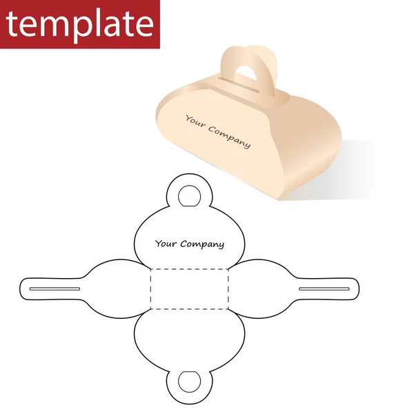 Papierkorb Mit Blaupause — Stockvektor