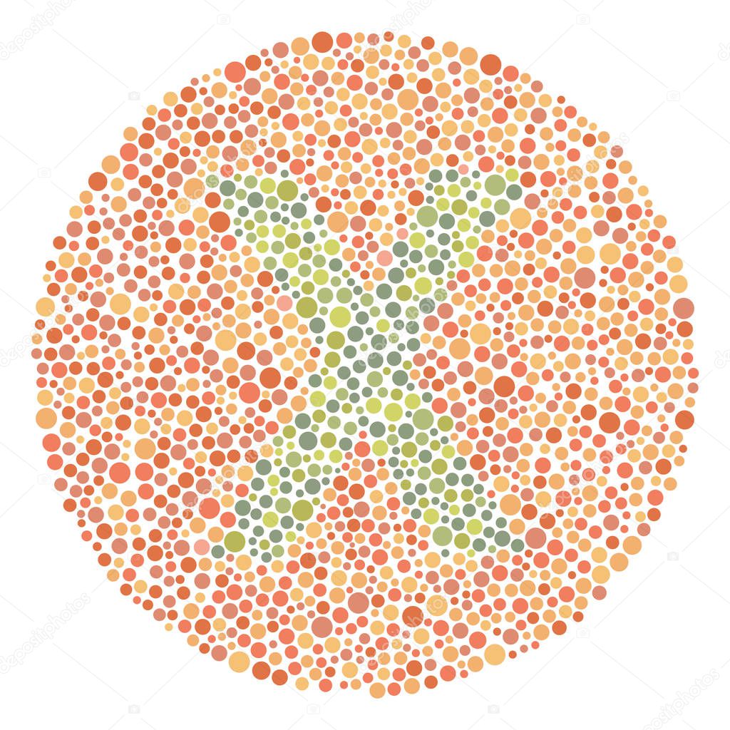 Red Green Color Blind Test Upper Letter X