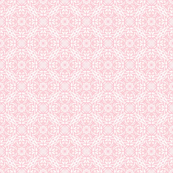 Векторный Орнамент Бесшовные Обои Шаблон Розовой Теме — стоковый вектор