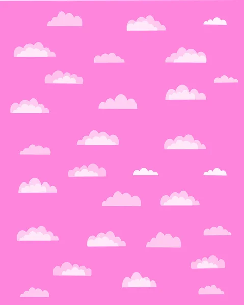 Pink cloudy sky pattern