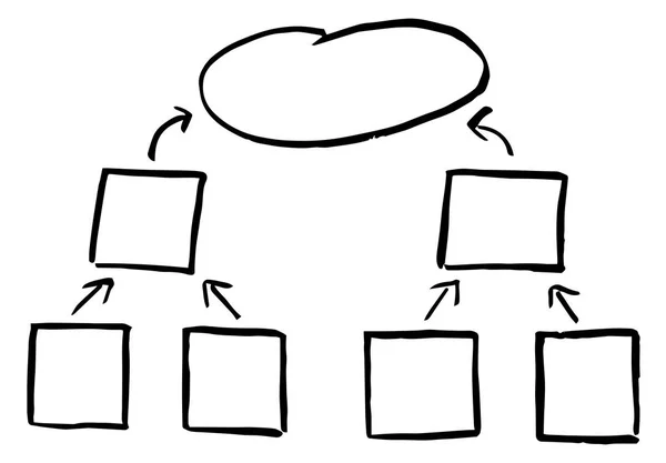 Illustration Vectorielle Éléments Infographiques Conception Dessinés Main — Image vectorielle