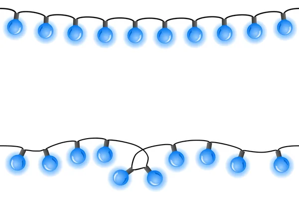 Ilustración Vectorial Cadenas Coloridas Sin Costura Luces — Archivo Imágenes Vectoriales