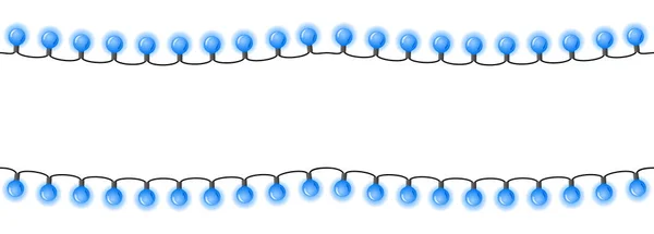 Ilustración Vectorial Cadenas Coloridas Sin Costura Luces — Archivo Imágenes Vectoriales