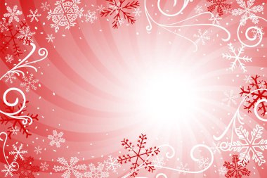 dekore edilmiş bir Noel arka plan vektör çizim