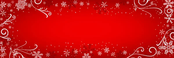 Vector Illustration Decorated Christmas Background — Stock Vector