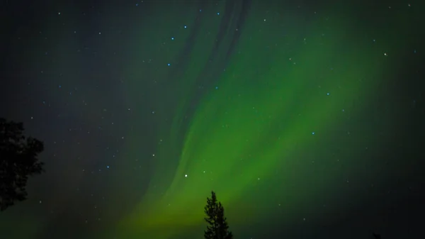 Úžasná Severská Světýlka Aurora Borealis Finalnd Skandinávské Krajině Přírody Velmi Royalty Free Stock Fotografie