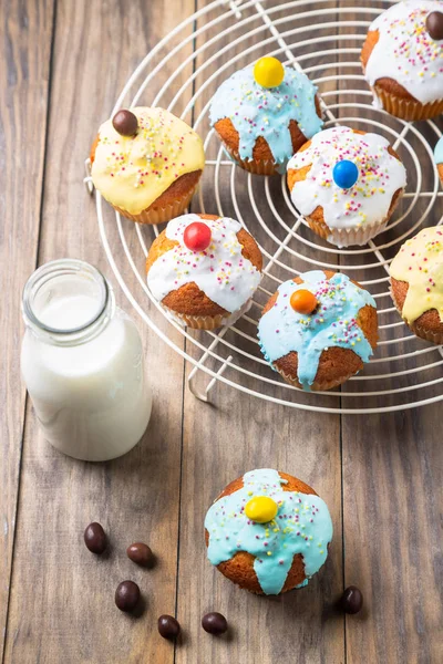 Lustiges Osterdessert für Kinder — Stockfoto