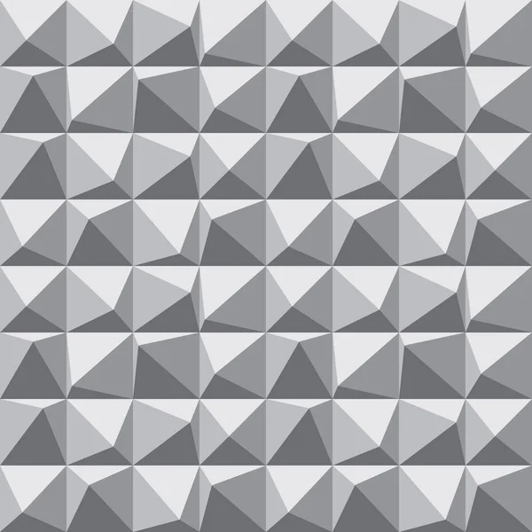 Streszczenie Tło Geometryczne Bezszwowe Wzór Kolorze Szarym Dekoracyjna Mozaika Element — Wektor stockowy