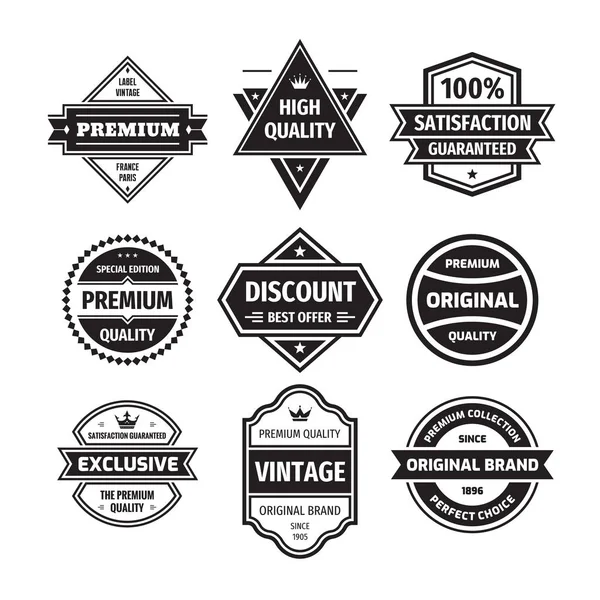 Abstract Advertising Badge Banner Best Black White Brand Business Circle — стоковый вектор