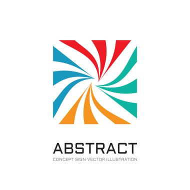 Soyut sosyal ağ logo tasarımı. Takım çalışması kavram işareti. İş çözümü sembolü. 