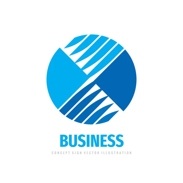 Projekt Logo Rozwiązania Biznesowego Ikona Połączenia Sieciowego Elektroniczny Znak Technologii — Wektor stockowy