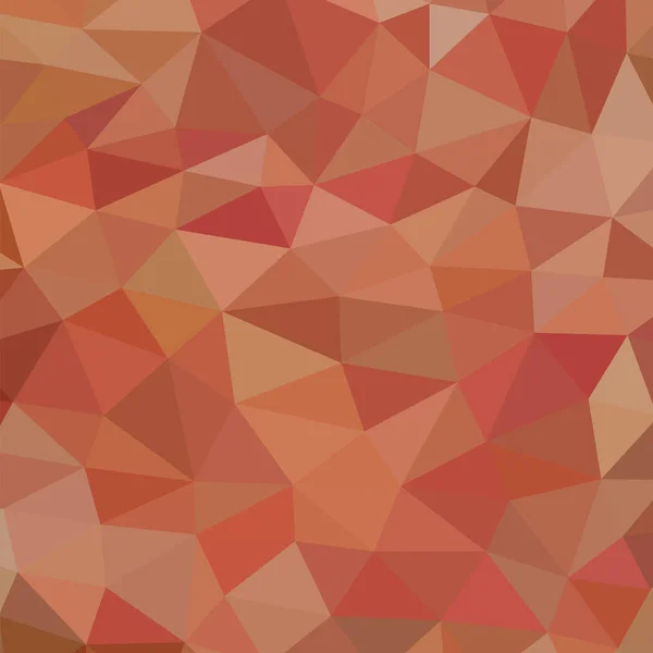 Polygonal Abstrakt Bakgrund Vektor Mönster Orange Brunt Beige Färger Geometrisk — Stock vektor
