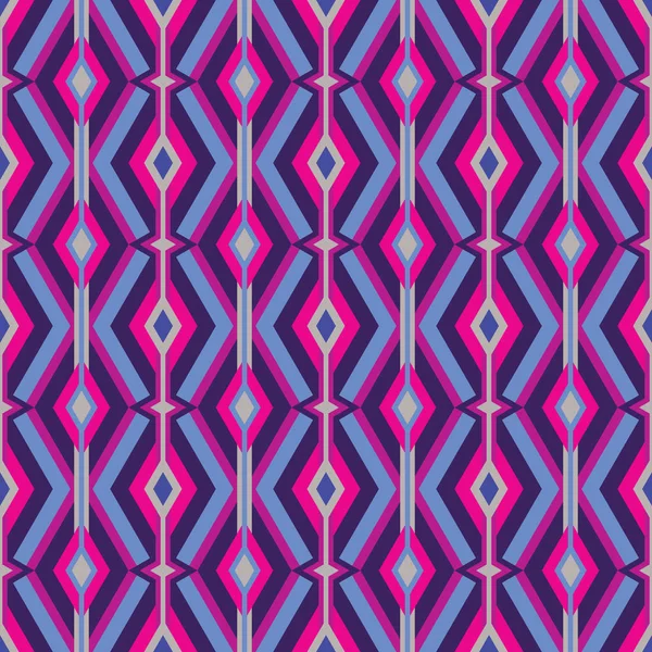 20世紀半ばの現代美術のベクトル背景 抽象幾何学的なシームレスパターン レトロなヴィンテージデザインの装飾品 原子様式化された背景 — ストックベクタ