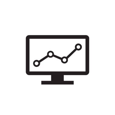 Değişim bilgisine sahip sunum simgesi vektör illüstrasyonuName.