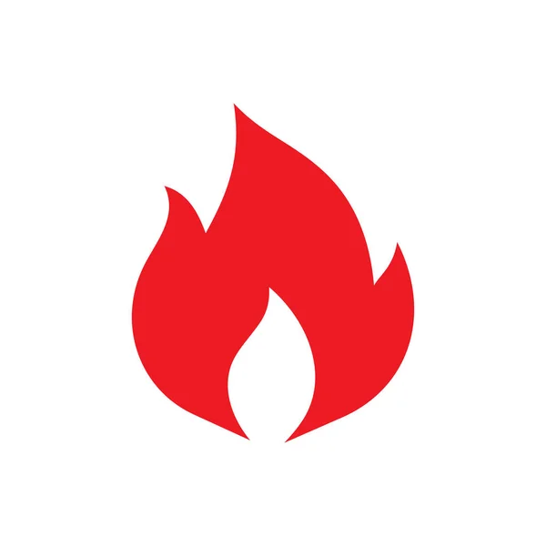 Flame - ilustração do conceito de logotipo vetorial. Sinal de fogo