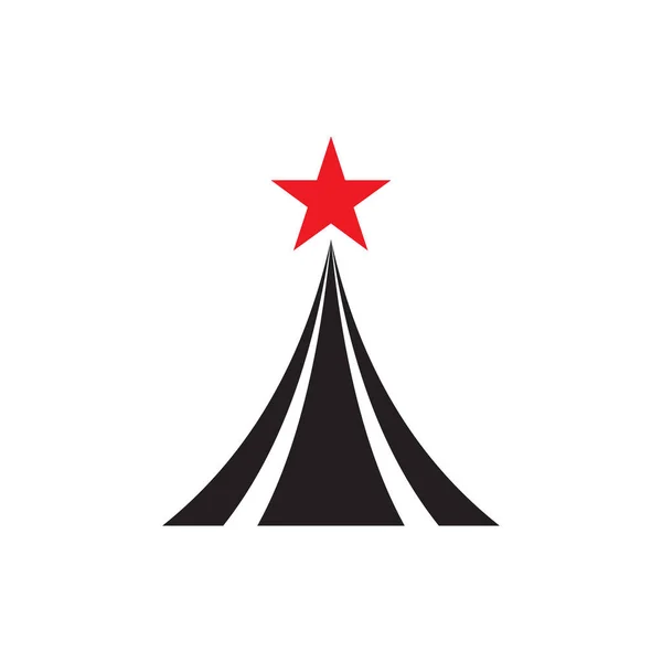 Star Icon Design Progress Success Concept Sign — ストックベクタ