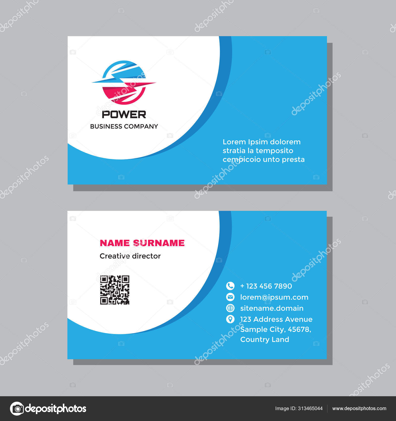 Business Visit Card Template Logo Concept Design Computer Network Intended For Networking Card Template
