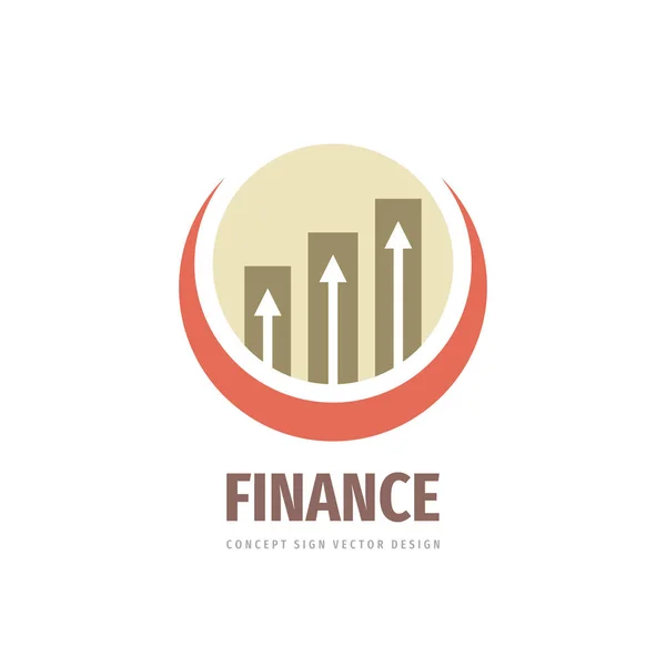 Finance Logo Entreprise Design Icône Fintech Marché Des Changes Signe — Image vectorielle