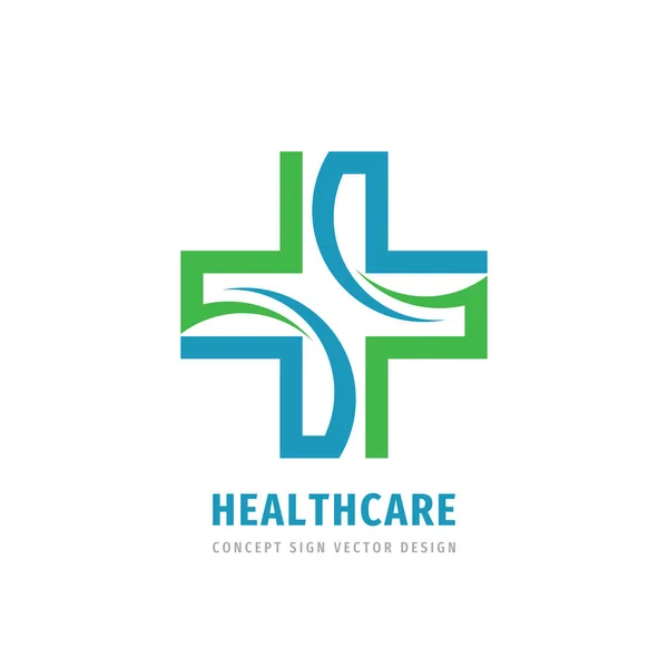 Medizinisch Medizinisches Kreuz Vektor Logo Vorlage Konzept Illustration Medizin Zeichen — Stockvektor