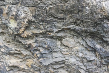 Taş dokusu. Dağ taş eğimi. Yakın çekim.