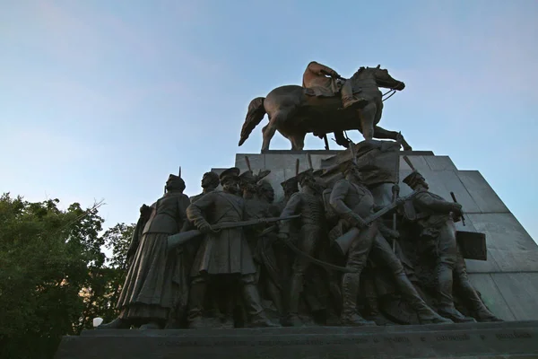 Moskva Vyhlídky Kutuzovskij Památník Generál Kutuzov — Stock fotografie
