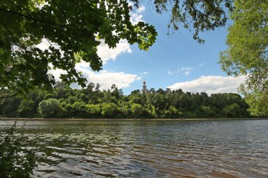 Moskova orman Park Serebryany Bor alan
