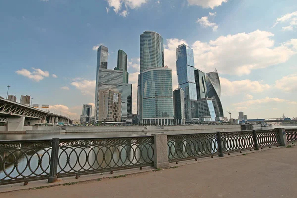 City Moscow Skyscrapers Omplex — Stock Photo, Image