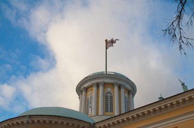 Rusya manor Arkhangelsk kış