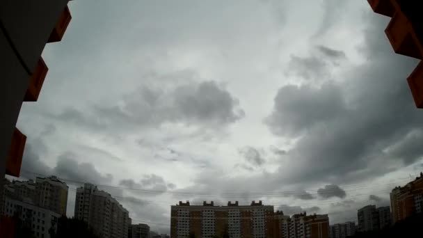 モスクワ地区の Kuntsevo 住宅タイムラプス天気 — ストック動画