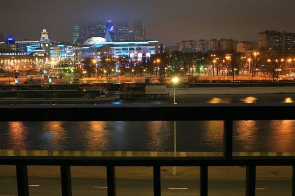 モスクワ市夜建物 — ストック写真