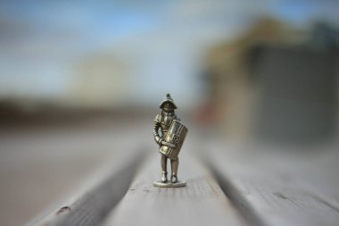 Şehir Bokeh savaşçı zırh