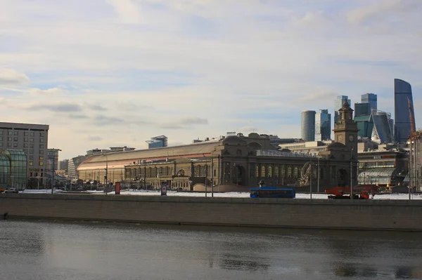 ソビエト連邦の都市モスクワ通り建築 — ストック写真