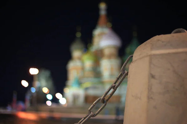 Noc Miasto Kreml Moskwa — Zdjęcie stockowe