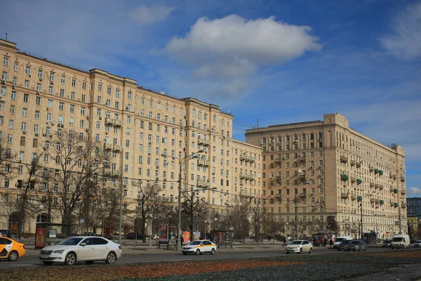 Stad Moskou Straat Foto — Stockfoto