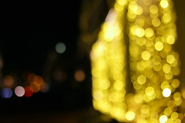 Město Moskva Rozmazané Bokeh Ulice — Stock fotografie