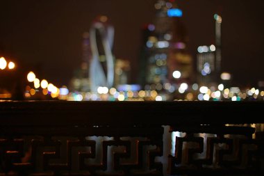 Moskova şehir gece sokak 