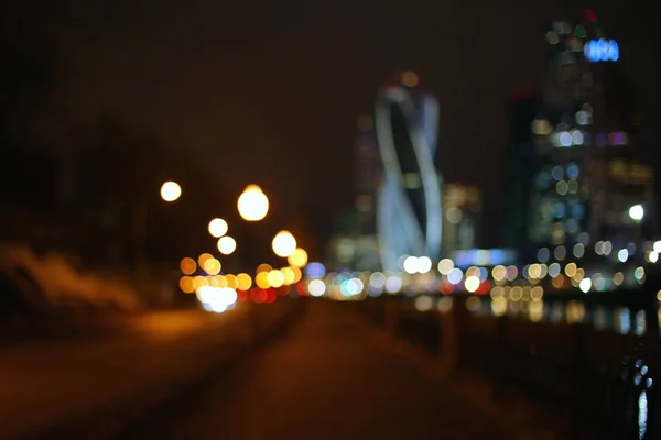 城市莫斯科夜街 — 图库照片