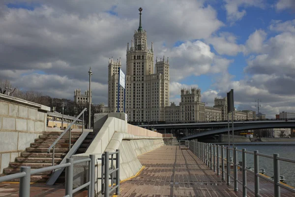 Pohled Zaryadye Parku Moskva — Stock fotografie
