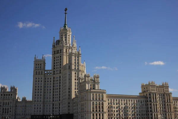 Stadt Moskau Wolkenkratzer Auf Kotelnicheskaya — Stockfoto